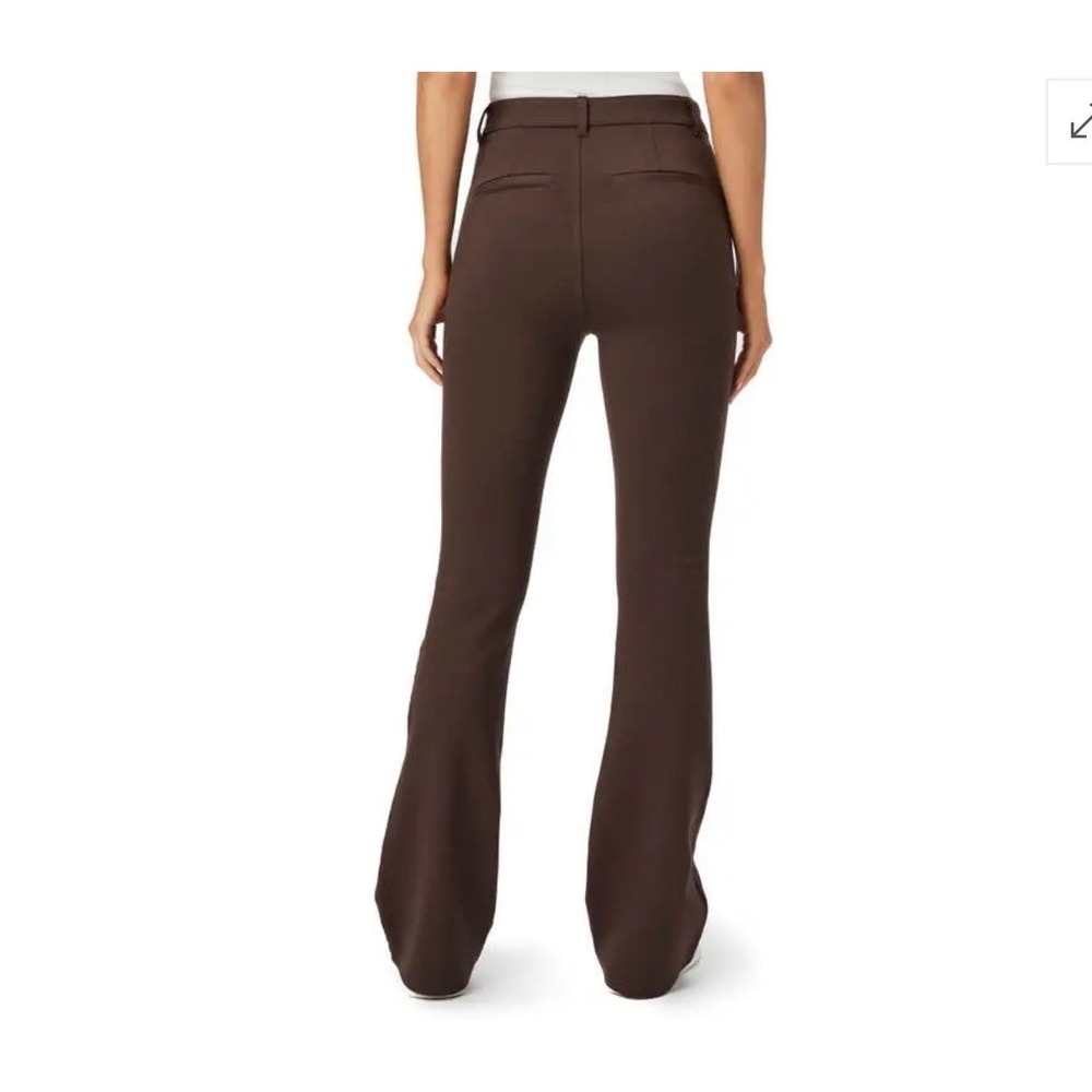 PAIGE Brown Bell Canyon Flare Pants‎ High Rise Zipper Pocket Pants Size 12 NEW - Picture 4 of 4